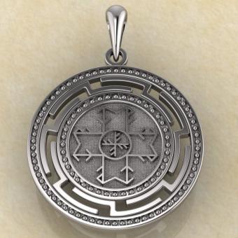 Крест богатства серебро