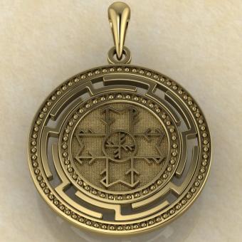 Крест богатства золото