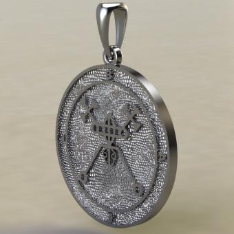 Подвеска «Сигил Баель» из серебра