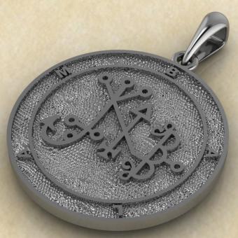 Подвеска «Сигил Балам» из серебра — авторский амулет | мастерская Брокка