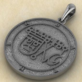 Подвеска «Сигил Батин» из серебра