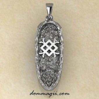 Личина Лады Богородицы из серебра