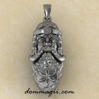 Оберег Перун из серебра