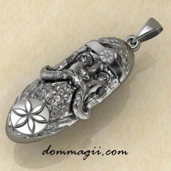 Личина перуна из серебра