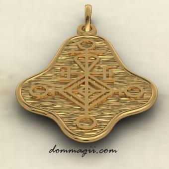 Приворотный амулет золото