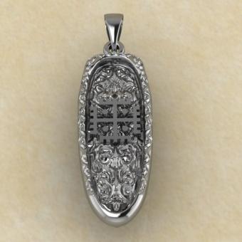 Личина Макоши из серебра