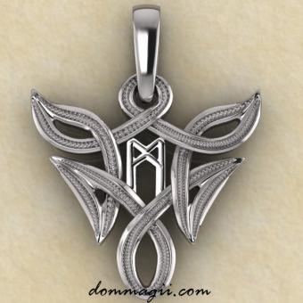 Манназ в вязи серебро