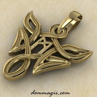 Манназ в вязи золото