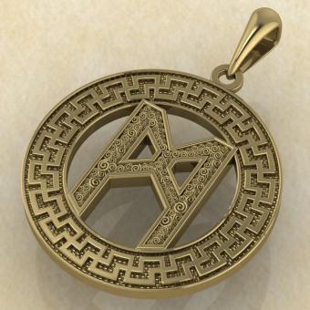 Руна «МАННАЗ» в солярном обережном круге