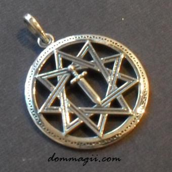 Меч острием вниз в звезде Инглии