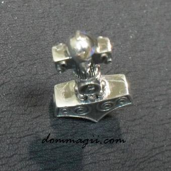 амулет молот Тора малый из серебра