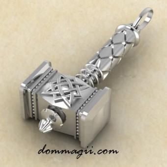 Молот Тора со звездой Руси