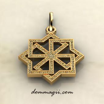 Оберег Молвинец золотой