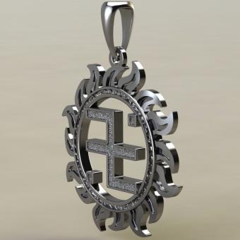 оберег Огневица из серебра