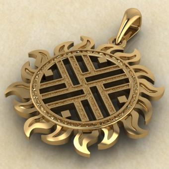 Оберег Путник золото