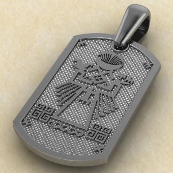 Оберег с символикой богини Мары серебро