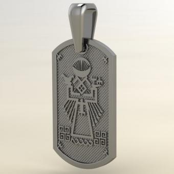 Оберег с символикой Мары серебро