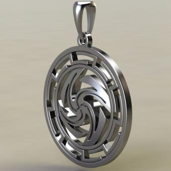 Вайга в протуберанце из серебра