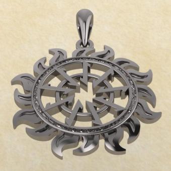 Купить подвеску Волчий крюк из серебра