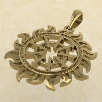 Волчий крюк из золота