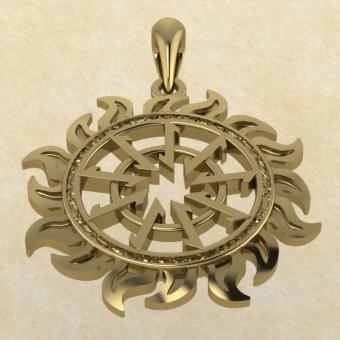 Волчий крюк из золота