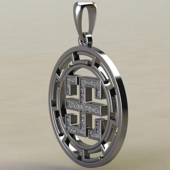 Всецлавец в протуберанцах из серебра