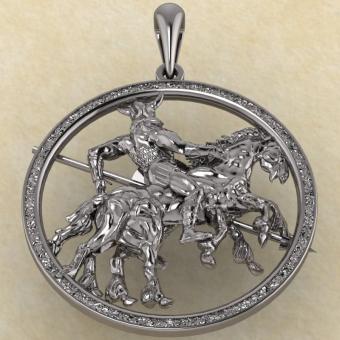 Амулет «Один на Слейпнире» тыл