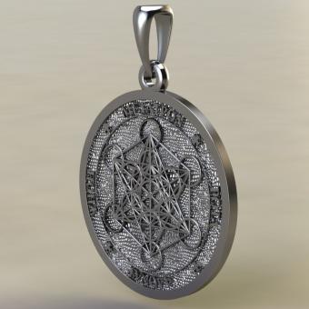 Печать метатрона серебро