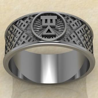 Перстень Чертог Девы серебро