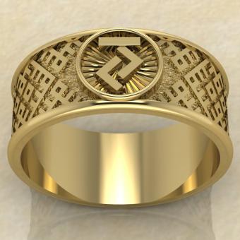 Перстень Чертог Коня золото