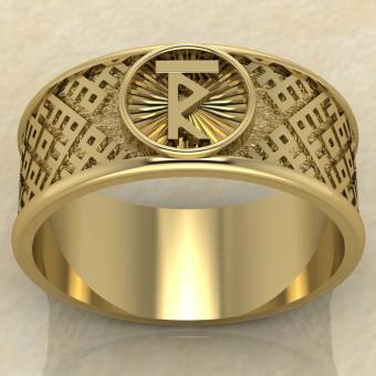 Перстень Чертог Раса золото