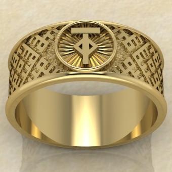 Перстень Чертог Тура золото