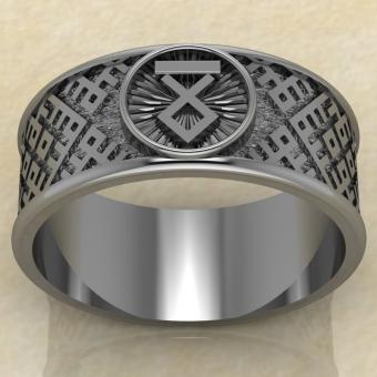 Перстень Чертог Волка серебро