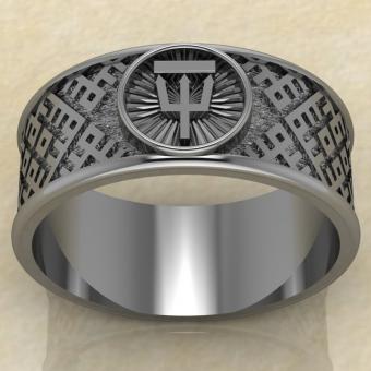 Перстень Чертог Ворона серебро