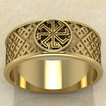 Перстень Колядник золото