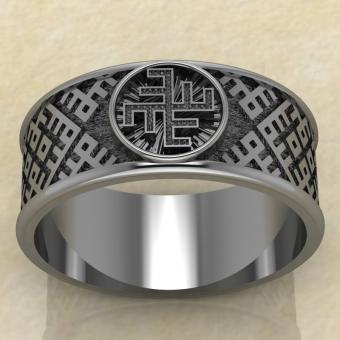 Перстень Небесный крест серебро