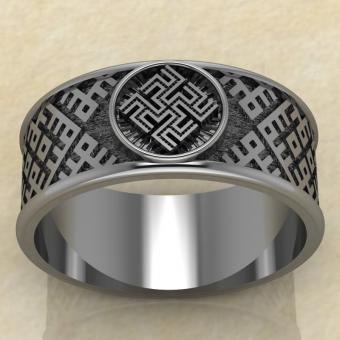 Перстень Одолень трава серебро