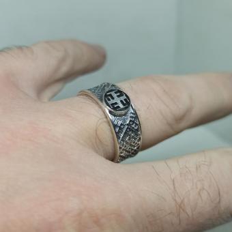 Кольцо Ратиборец из серебра