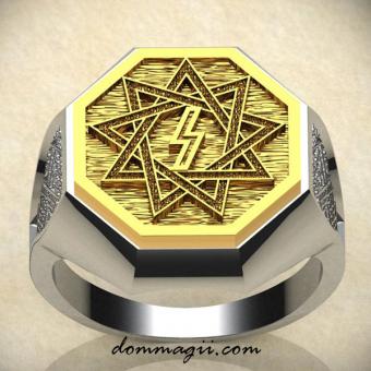 Кольцо перуница золото