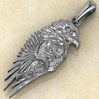 Амулет Орел - Воиниз серебра