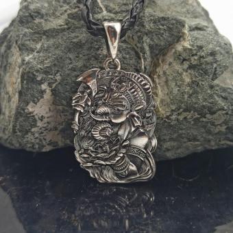 Кулон Слон Ганеша из серебра