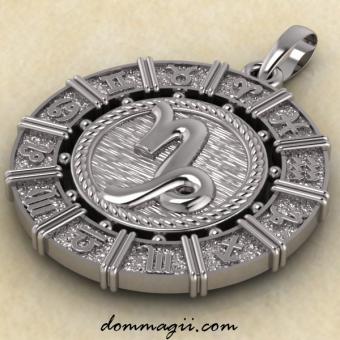 Подвеска знак зодиака Козерог из серебра