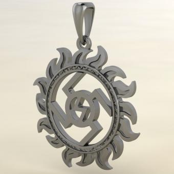 Купить Славянский оберег Ведара из серебра