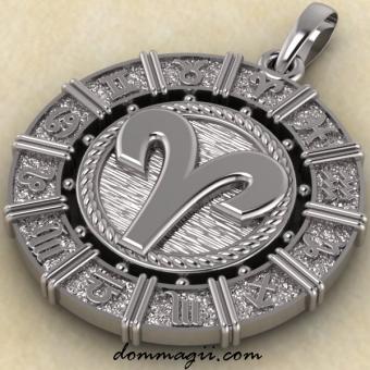 Овен подвеска знак зодиака 25мм