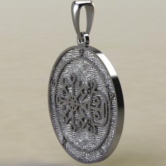 Купить подвеску «Сигил Валак» из серебра
