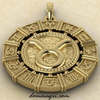 Зодиакальная подвеска Телец