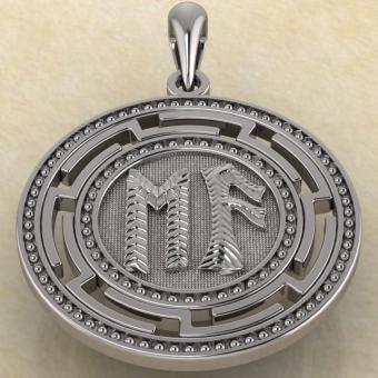 Подвеска Рунический амулет «Помощь в изысканиях»