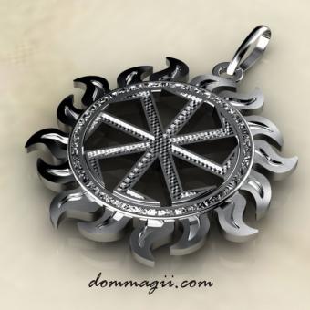 Посолонь из серебра