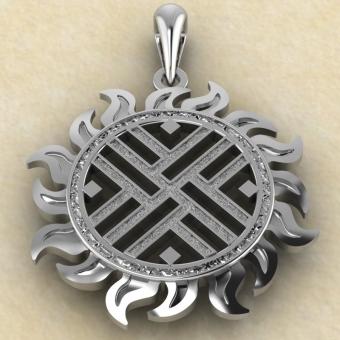 Подвеска путник серебро