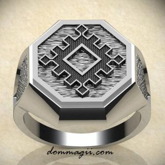 Славянское Кольцо Репейник счастья